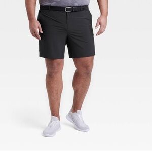 All in Motion NEW Black Cargo Golf Shorts Side Pocket UPF 50 Men’s Size 40